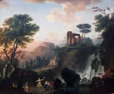 Vestan temppeli Tivolissa tekijältä Charles François Grenier de Lacroix